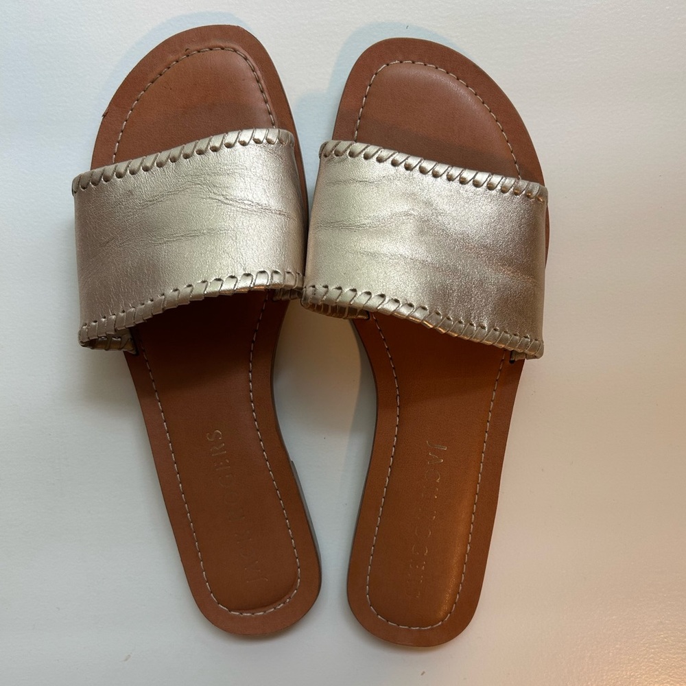 Jack Rogers Og Gold Sandals